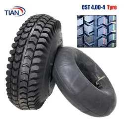 CST Tire 4.00-4 Electric Scooter Outer Tire 400-4 Anti slip and Wear resistant Scooter Inner Tire 4-inch Tire
