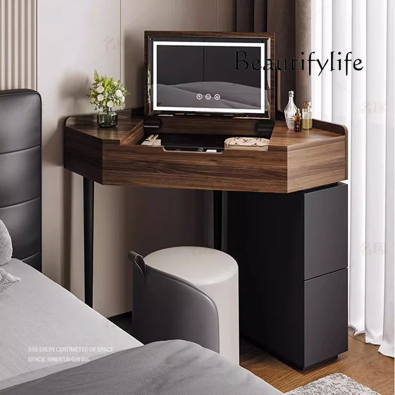 

X Corner Coffee Vanity Table Modern Living Room Study Bedside Dressing Table Wood Bedroom Makeup Penteadeira Postmodern Furnitur