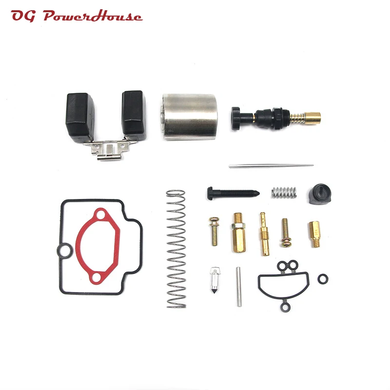 Motorcycle Parts PWK 21 24 26 28 30 32 34mm Carburetor Repair Kit Complete Gasket Set Float Needle Main Slow Jet Screw Spring