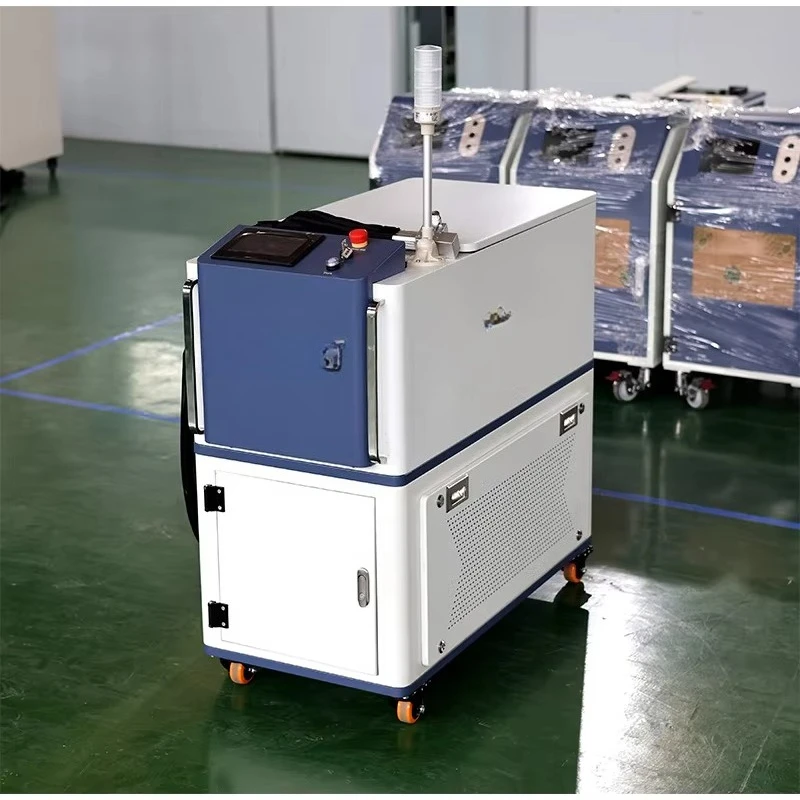 3000W Cleaning Machine Rust Removal Oil Dust Paint Remover Lazer Cleaner Mini Cabinet
