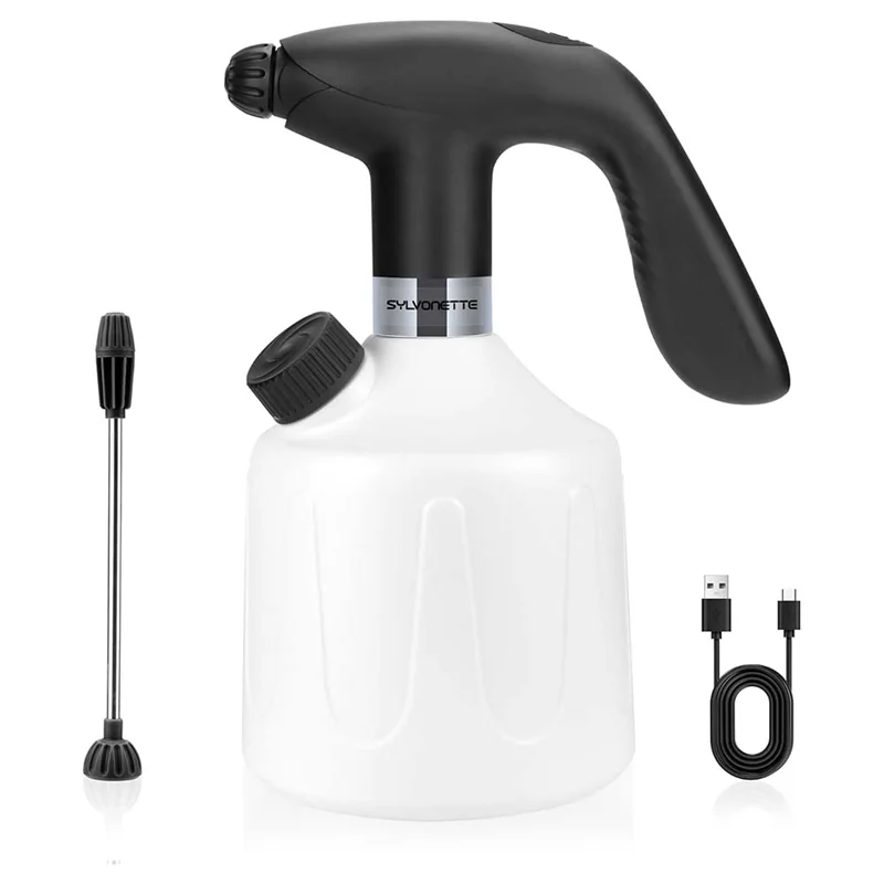 

Best-Electric Spray Bottle Automatic Plant Mister 1.8L Rechargeable Battery Powered Sprayer Continuous Spray Bottle