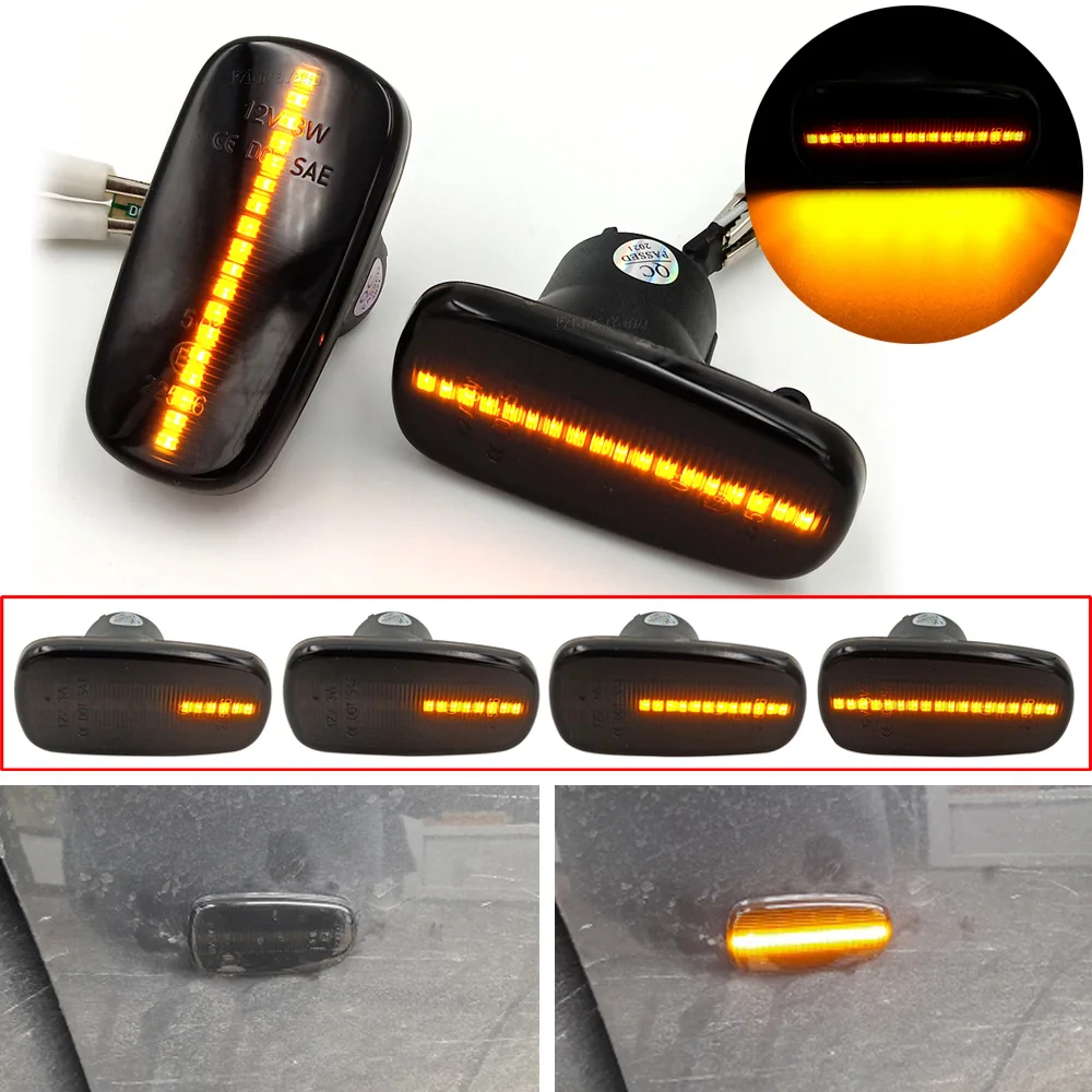 LED Dynamic Side Marker Light Turn Signal Lamp For Toyota Land Cruiser Prius Kluger Wish Altezza Crown Lexus IS200 IS300 LS430