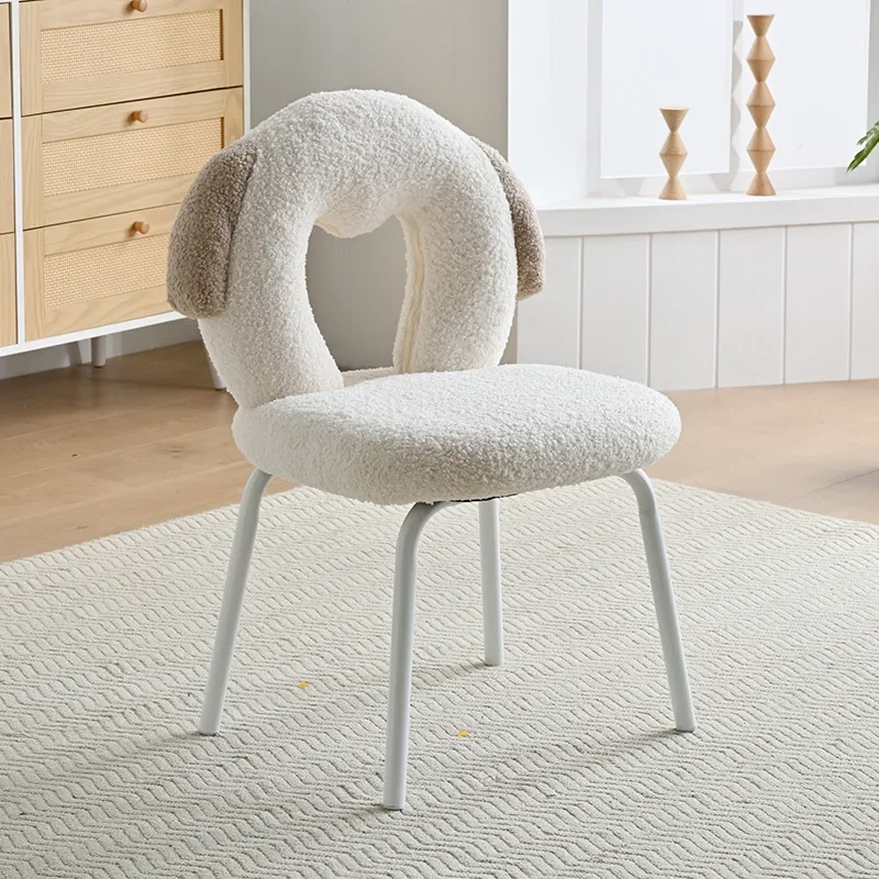 

Bedroom dressing stool, modern simple small apartment household dressing table chair, high-end sense