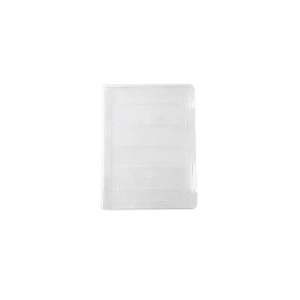 

Plastic A4 Transparent Storage Box Clear Portable Document Paper Visible Moisture-proof File Storage Cases Office