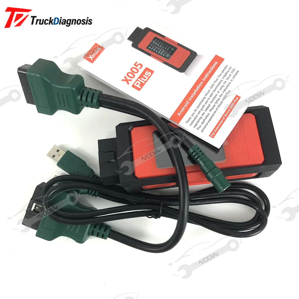 Truck diagnostic tool Xtruck 005 plus USB version connection supports for heavy-duty trucks, FAW, Weichai, and Euro 6