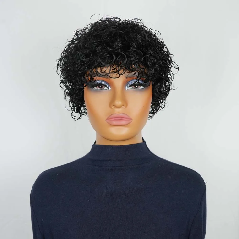 Pixie Cut Wig Human… - image