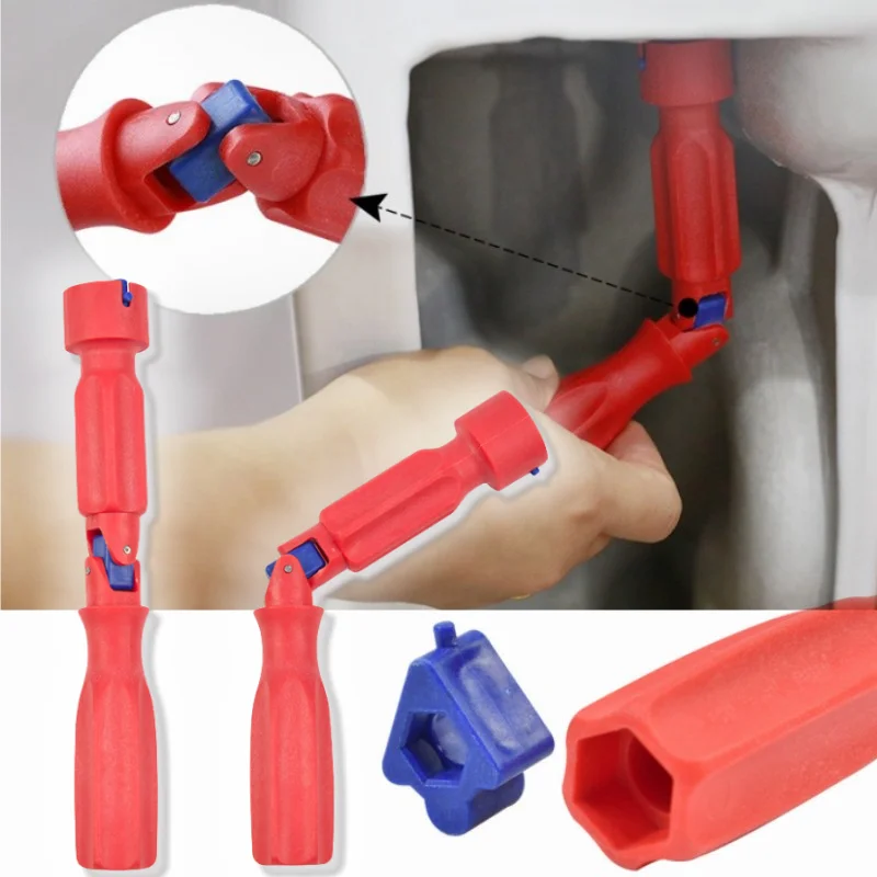 ABS Toilet Seat Wrench Multifuction Closestool Cover Installation Screw Setting Spanner Universal Disassembly Repairing Tools