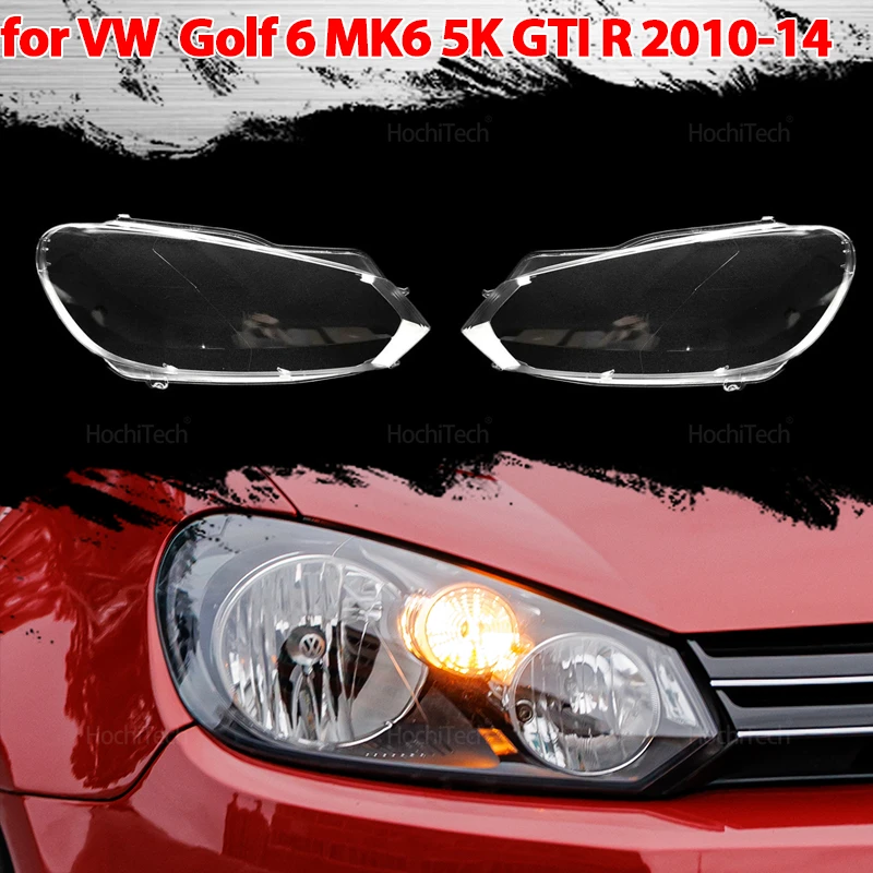 

Для Volkswagen VW Golf 6 MK6 5K GTI R 2010-2014 Автомобильная фара, крышка объектива, стеклянная крышка, абажур, яркий корпус, крышки объектива