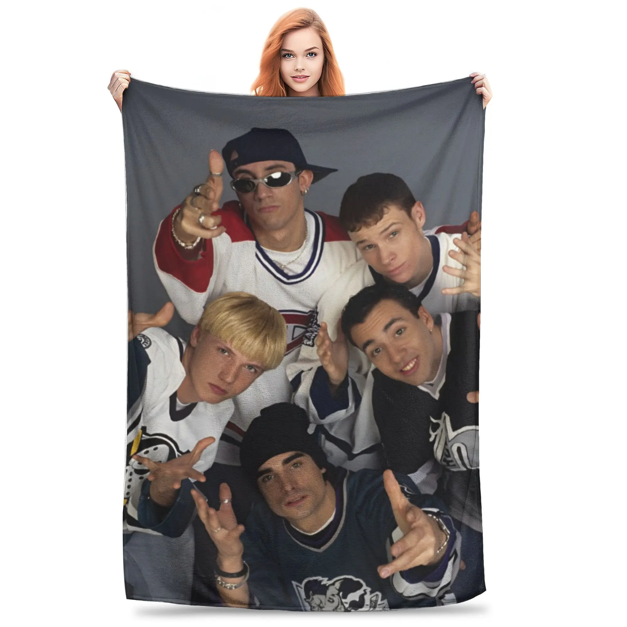 

Relax Backstreet Boys fan gift Blanket Merch Sofa Decorative Throw Blanket Lightweight Flannel for Bedroom