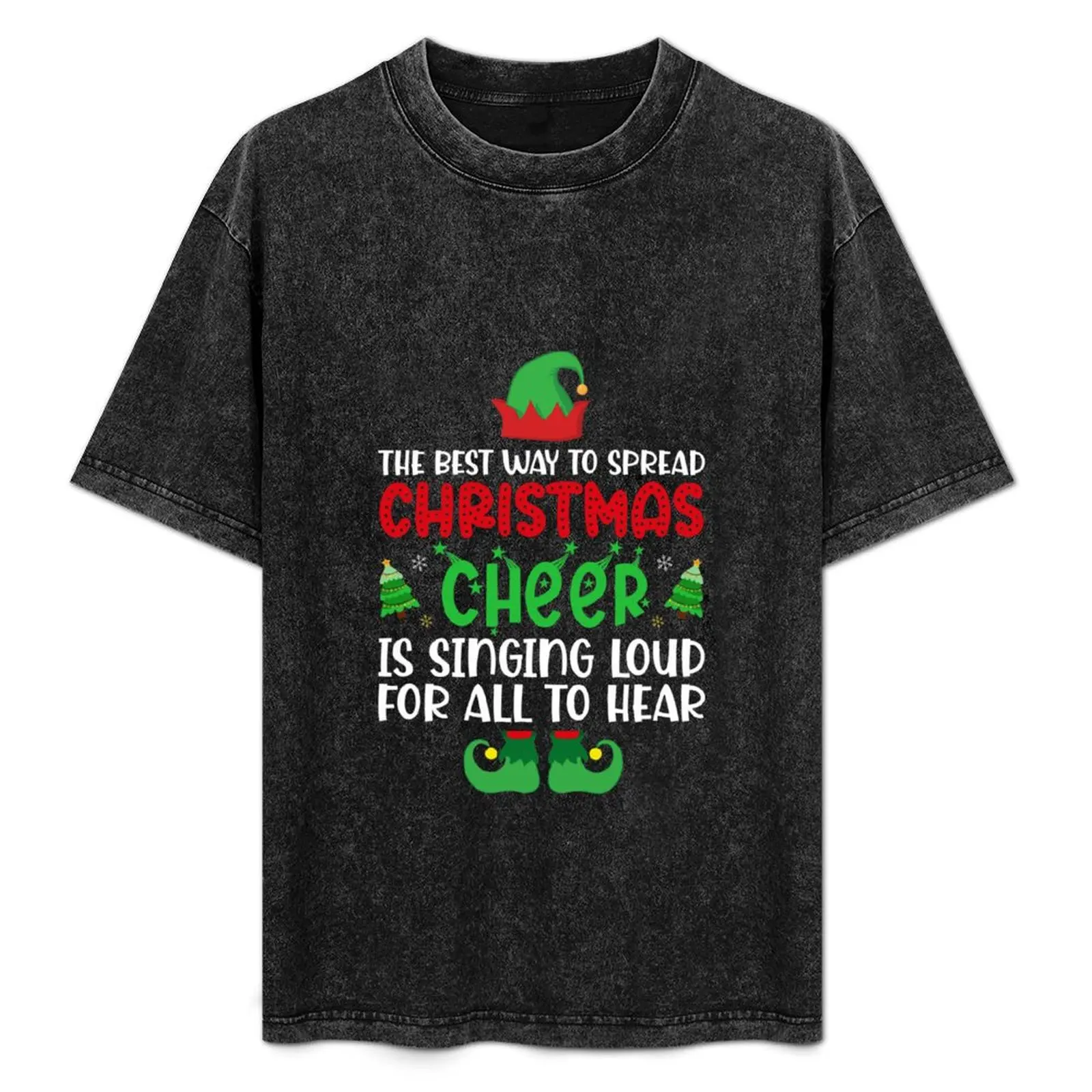 

The Best Way to Spread Christmas Cheer T-Shirt Basic Daily Outfit Short Sleeve Tee