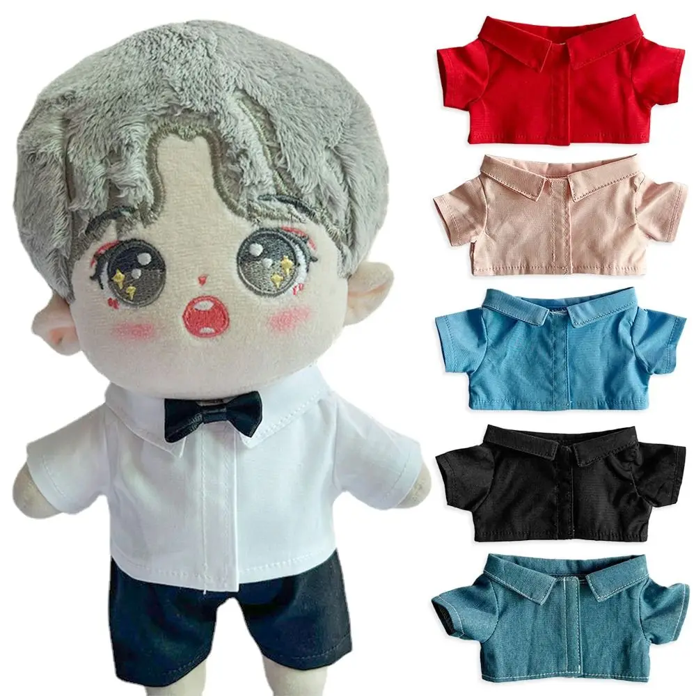 Camisa de muñeca de peluche hecha a mano, accesorios de ropa de muñeca de estrella, Tops, ropa linda, 10cm