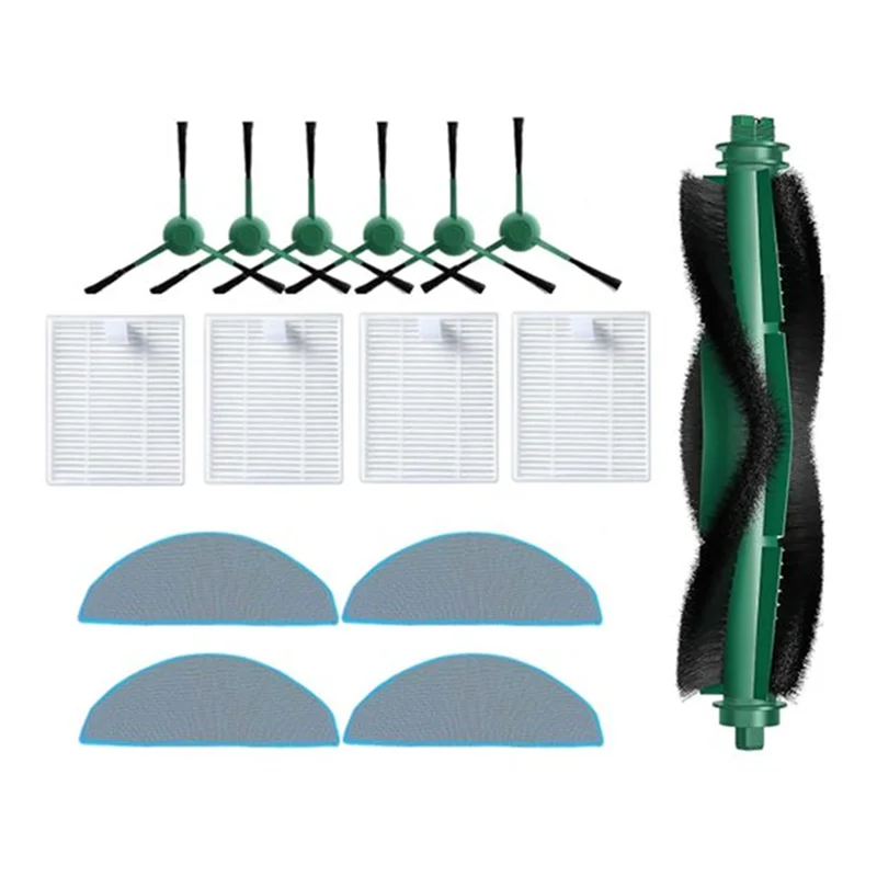 Para Irobot Roomba 105 Vac / 105 Combo / 105 Combo + / 104 Combo /Q052 piezas de repuesto cepillo de vacío filtro paño de mopa
