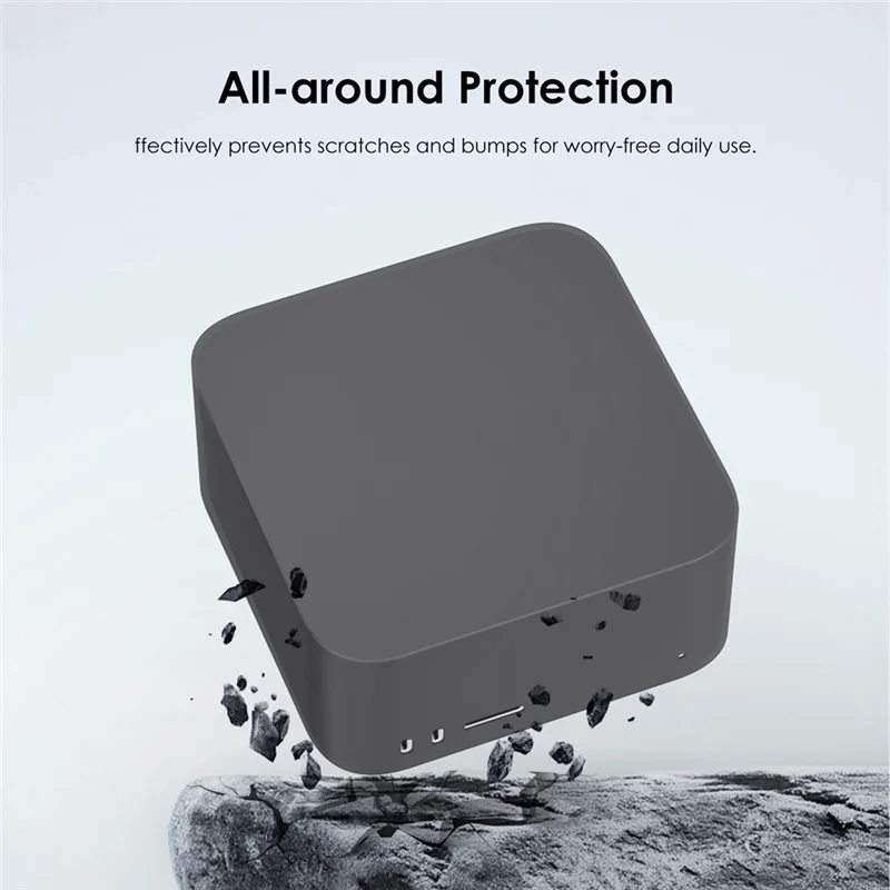 

ABKI-Silicone Case For Mac Studio 2025 Anti Scratch Soft Skin Waterproof Silicone Protective Case For Mac Studio