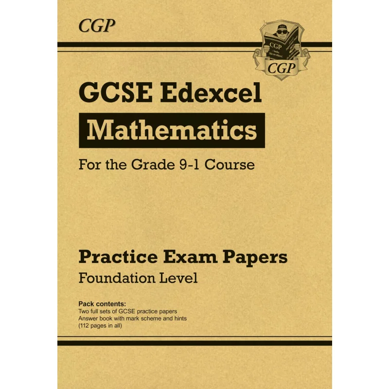 

GCSE Maths Edexcel Practice Papers Foundation CGP TEAM Coordination Group Publications 9781782946601 Book