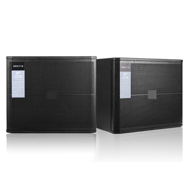 SRX-718 18 Inch 1200W Peak Subwoofer Speaker Professional Bass Cabinet for Night Club DJ Bar Stage