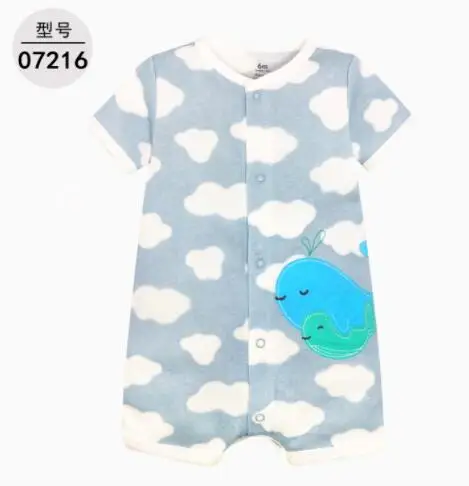 Clothing Baby boys romper newborn baby clothes romper baby jumpsuit cartoon animal toddler baby pajamas summer 6-24M