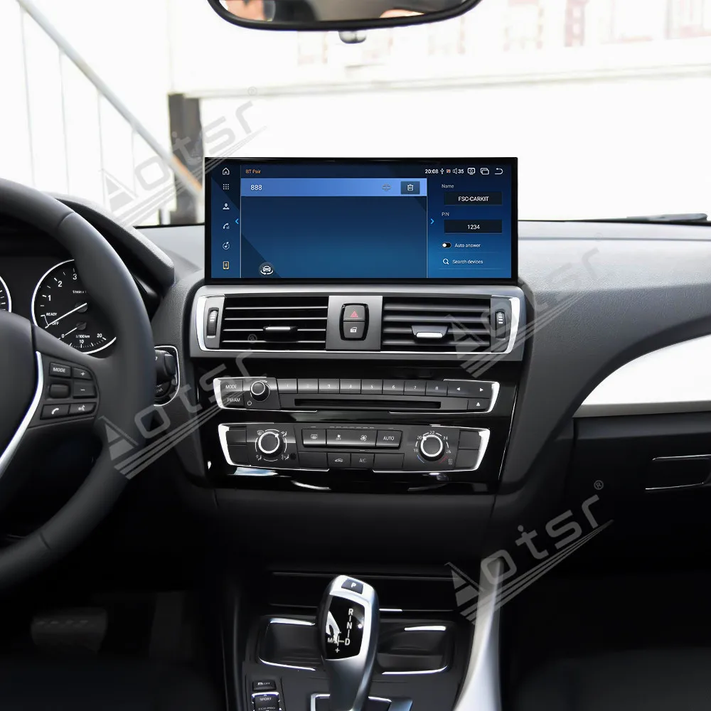 راديو السيارة 15.8 بوصة 2K HD شاشة تعمل باللمس كوالكوم لسيارات BMW 1 Series 2014-2016 Carplay مشغل وسائط متعددة رئيس وحدة أندرويد 13 تحديث