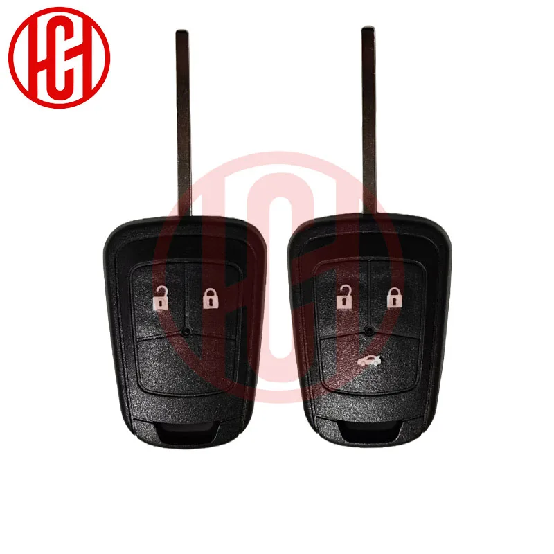 2/3 Buttons Remote Key Shell for Chevrolet Camaro Sonic Cruze Malibu Volt Spark Equinox Key Fob Case Car Accessories