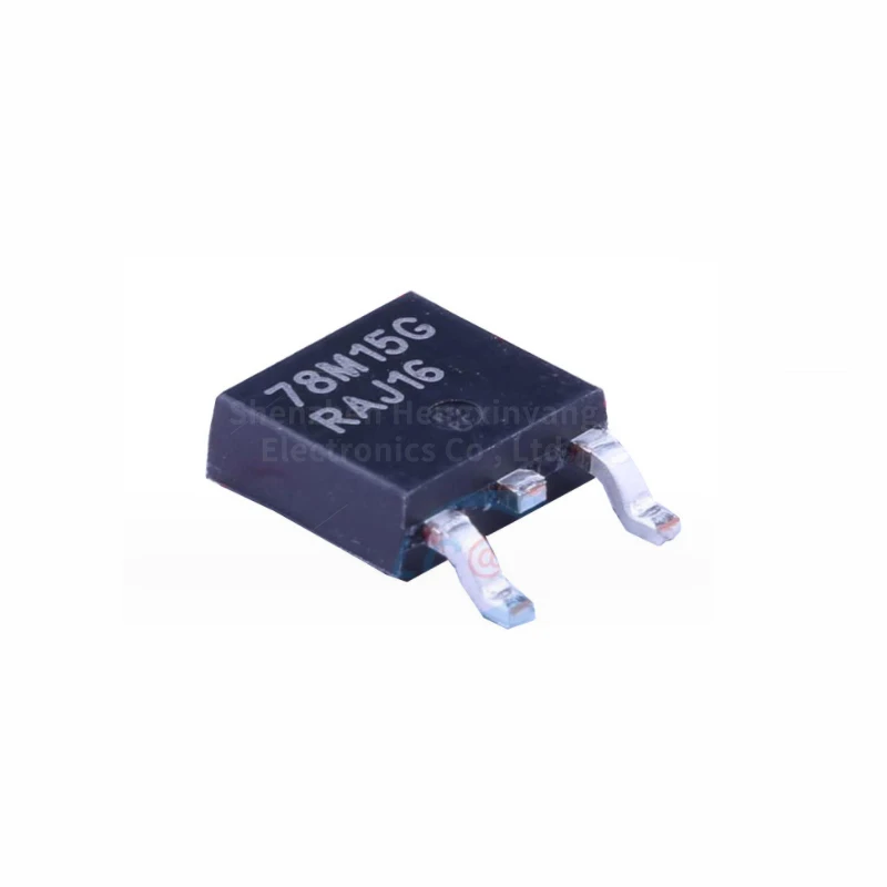 10PCS    MC78M15CDTRKG Silk Screen 78M15G package TO252 0.5A 15V three-terminal regulator