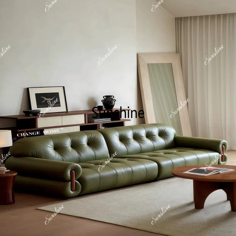 

Italian retro, clouds, small apartment in the living room, medieval straight row, solid wood sofa