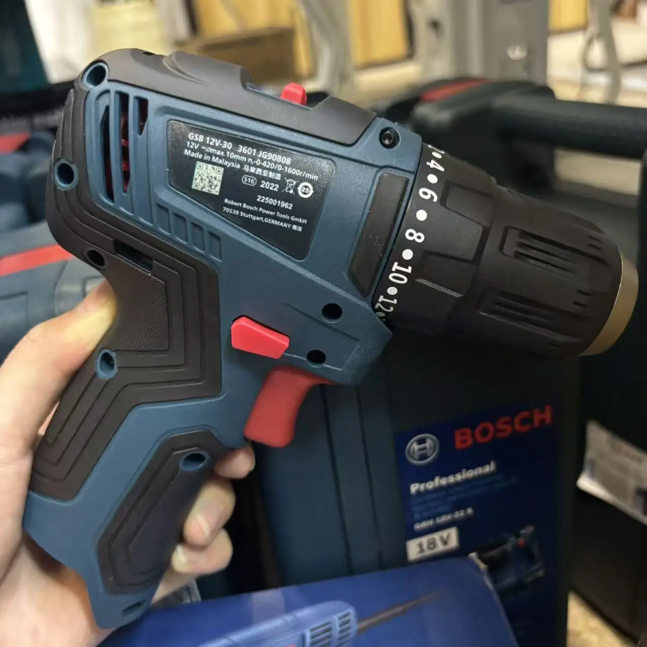 Bosch-GSB-12v-30 Professional Electric Drill, Cordless Driver, Heavy Duty, Multifunctional, Household, Screwdriver, DIY