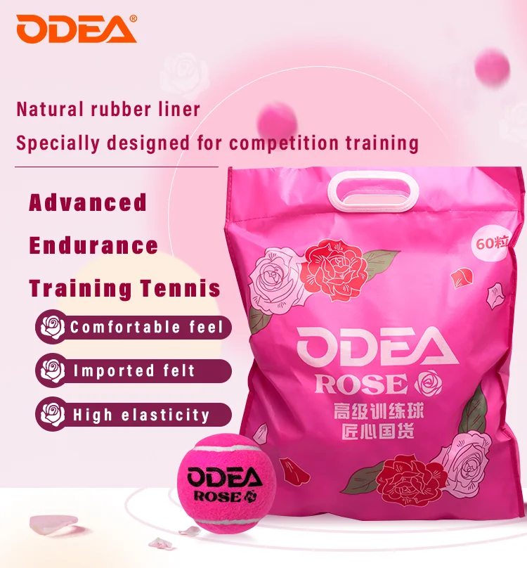 

ODEA Tennis Ball For Professional Training 10/30 Pcs Balls Use In USA Felt High Elasticity Practice Tennis