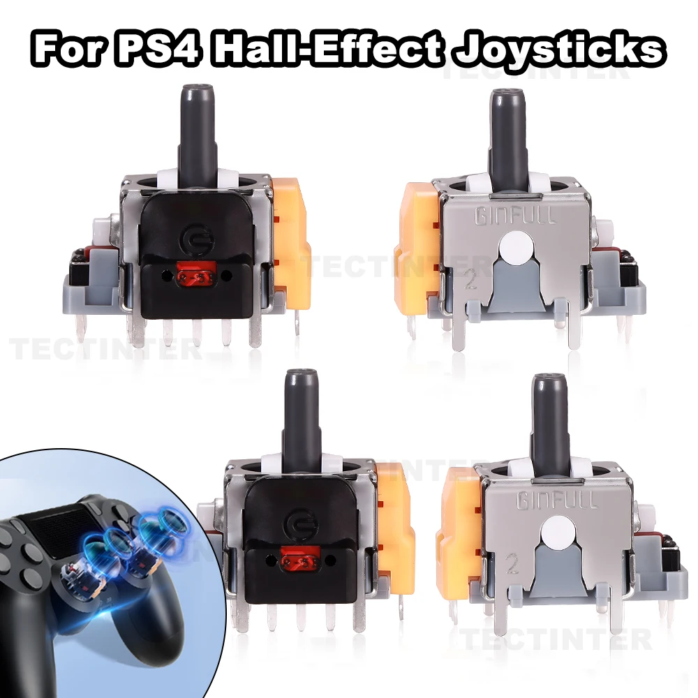 3D Analog Hall Effect Joystick For PS4/Slim/Pro Controller Gamepad Thumb Stick Replacement Repair Parts For PS4 Accessories