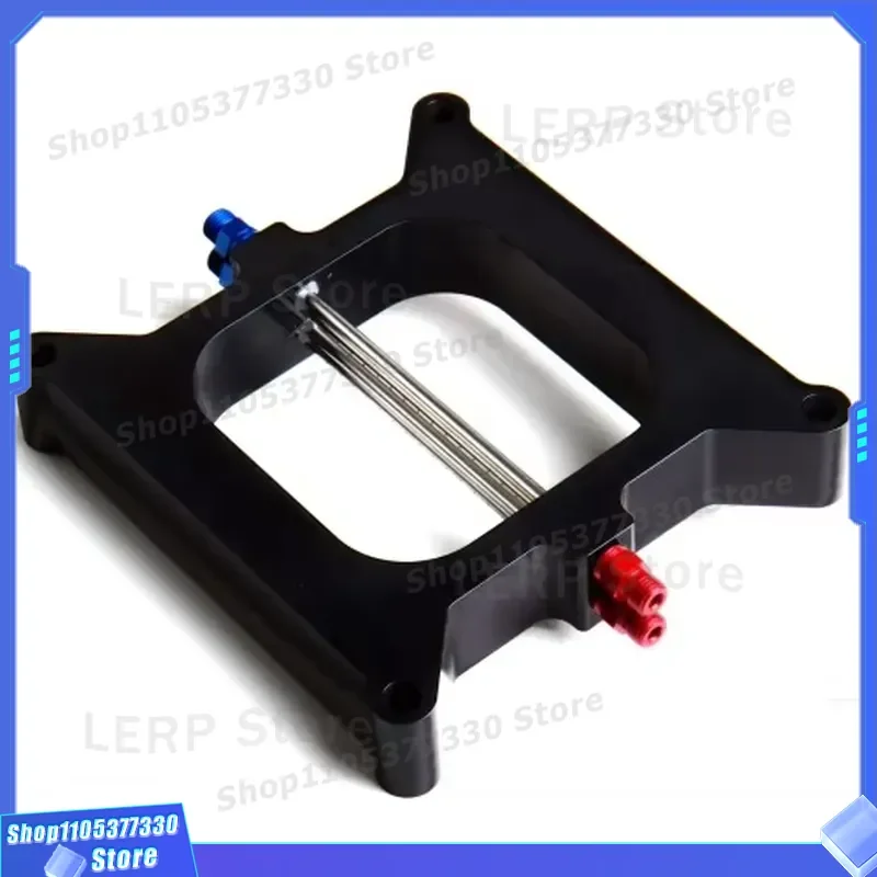 Custom 5 Axis CNC Machined Billet Aluminum Nitrous Oxide Valve Plates OEM Milling Service Precision Auto Parts OEM Custom