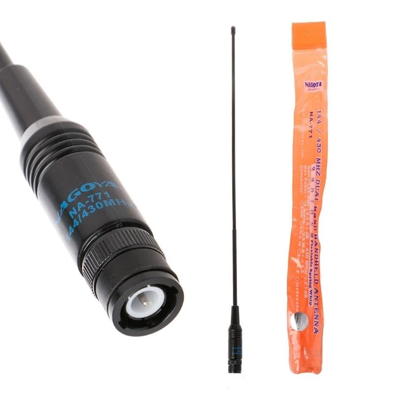 NA-771 Двойная группа VHF/UHF BNC Walkie Talkie Handheld Radio Antenna для UV-5R Лучшая продажа
