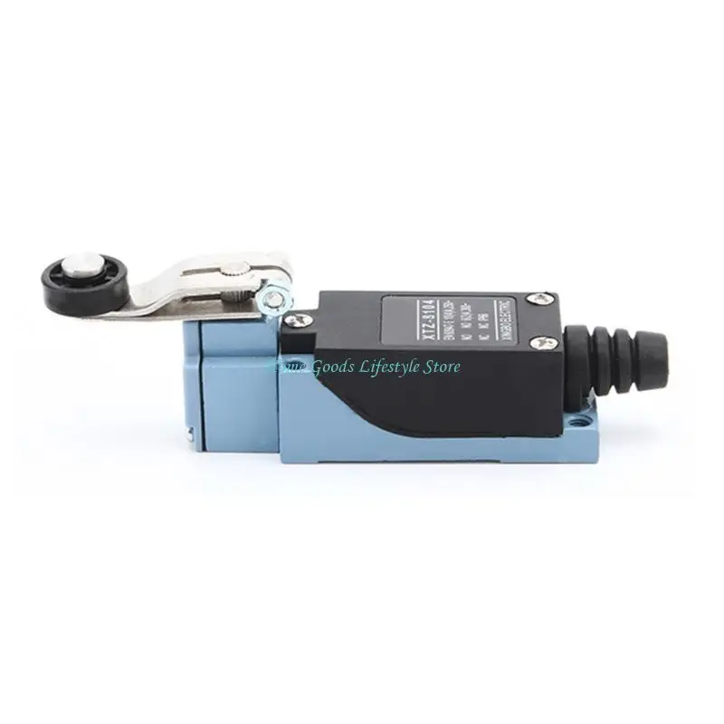 E74E High Sensitive Industrial Limiting Travel Switches Enduring Rotating Plastic Roller Arm Limit Switches With Wheel Swing