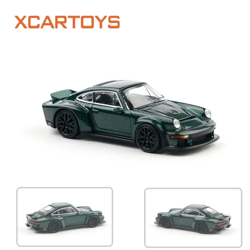 XCARTOYS 1/64 POPRACE Singer DLS Turbo Diecast Alloy Racing Car Model Collectible Ornament Display Vehicle Toy Festival Gift