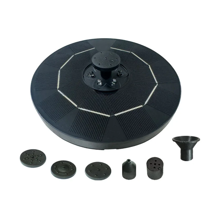 New with water protection solar fountain floating landscape water fountain