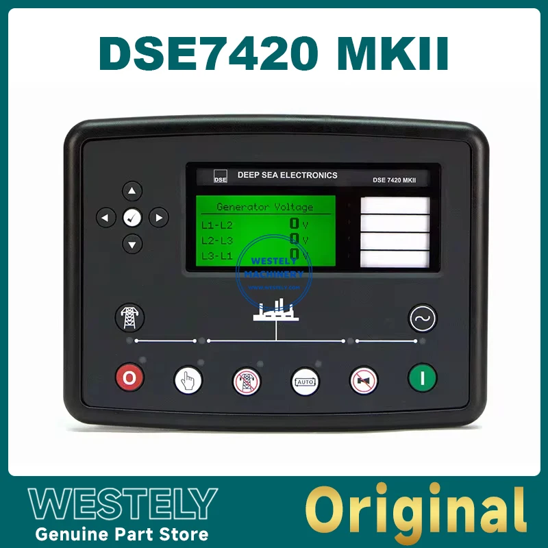 Original Generator Controller ModuleDSE7420 MKII Auto Mains Utility Failure Control Panel Electric Genset Accessories