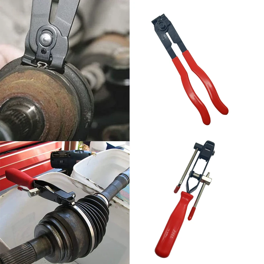 Joint Boot Pliers 31-41mm 70-127mm Adjustable AXLE Crimp Collars For Most Car Auto ATV UTV Ear Type Extension Boot Crimp Clamps