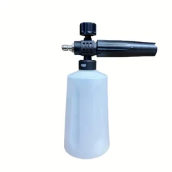 700ml Plastic Snow Foam Cannon with 1/4 Inch Quick Connect For High Pressure Washer Sprayer Gun, Car Wash Soap Attachment Kit