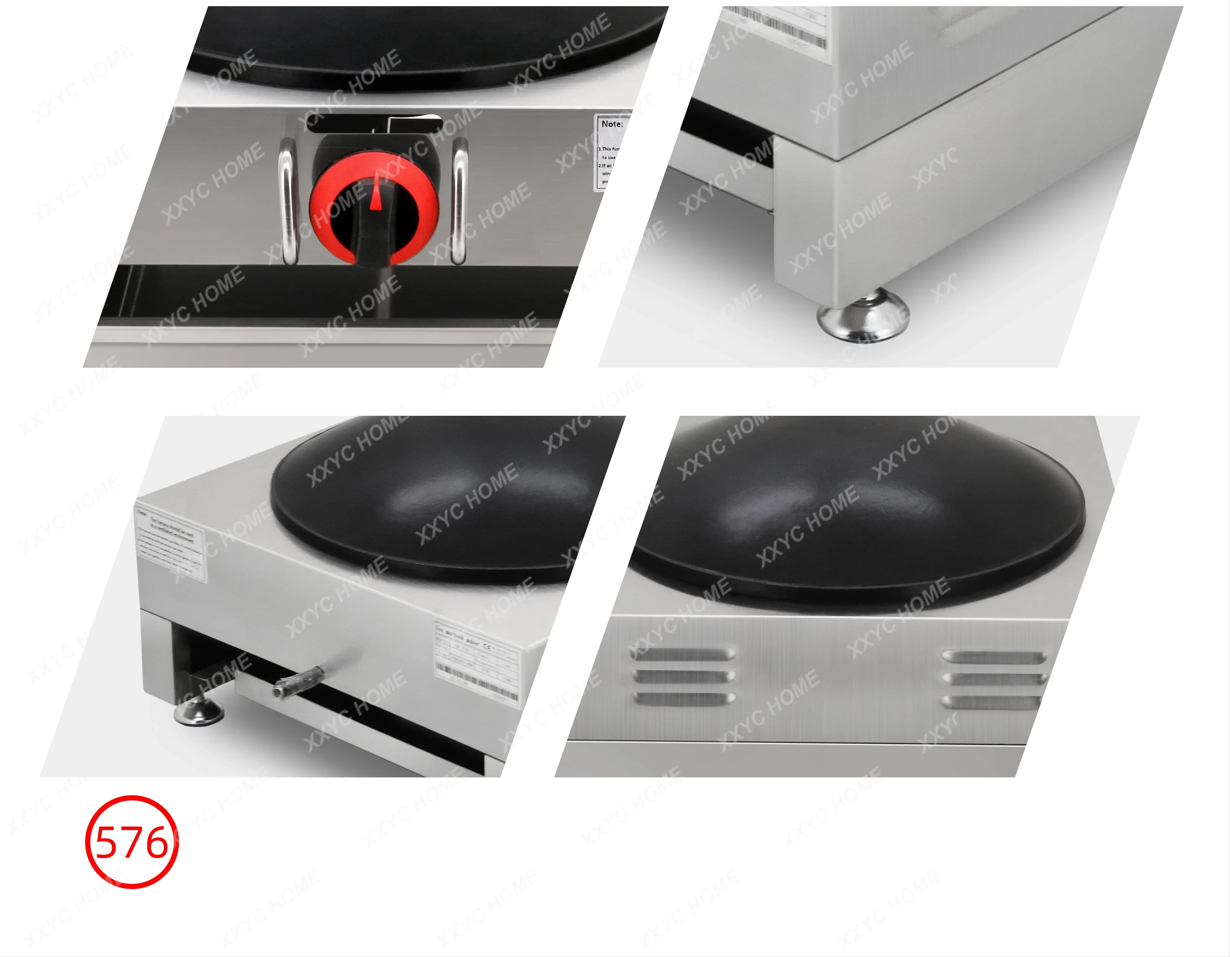 máquina de alimentos Saj Bread Maker- Pan Laffa- Taboon- Gas Natural