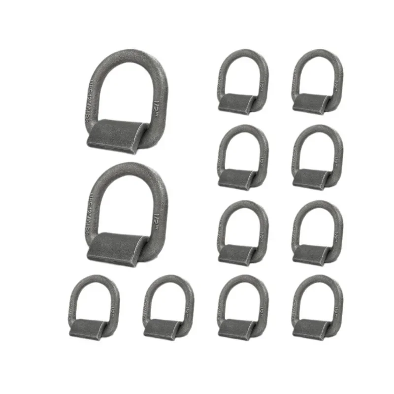 

Trailer D-type pull ring welding truck engineering vehicle accessories fixed pull rope floor hook