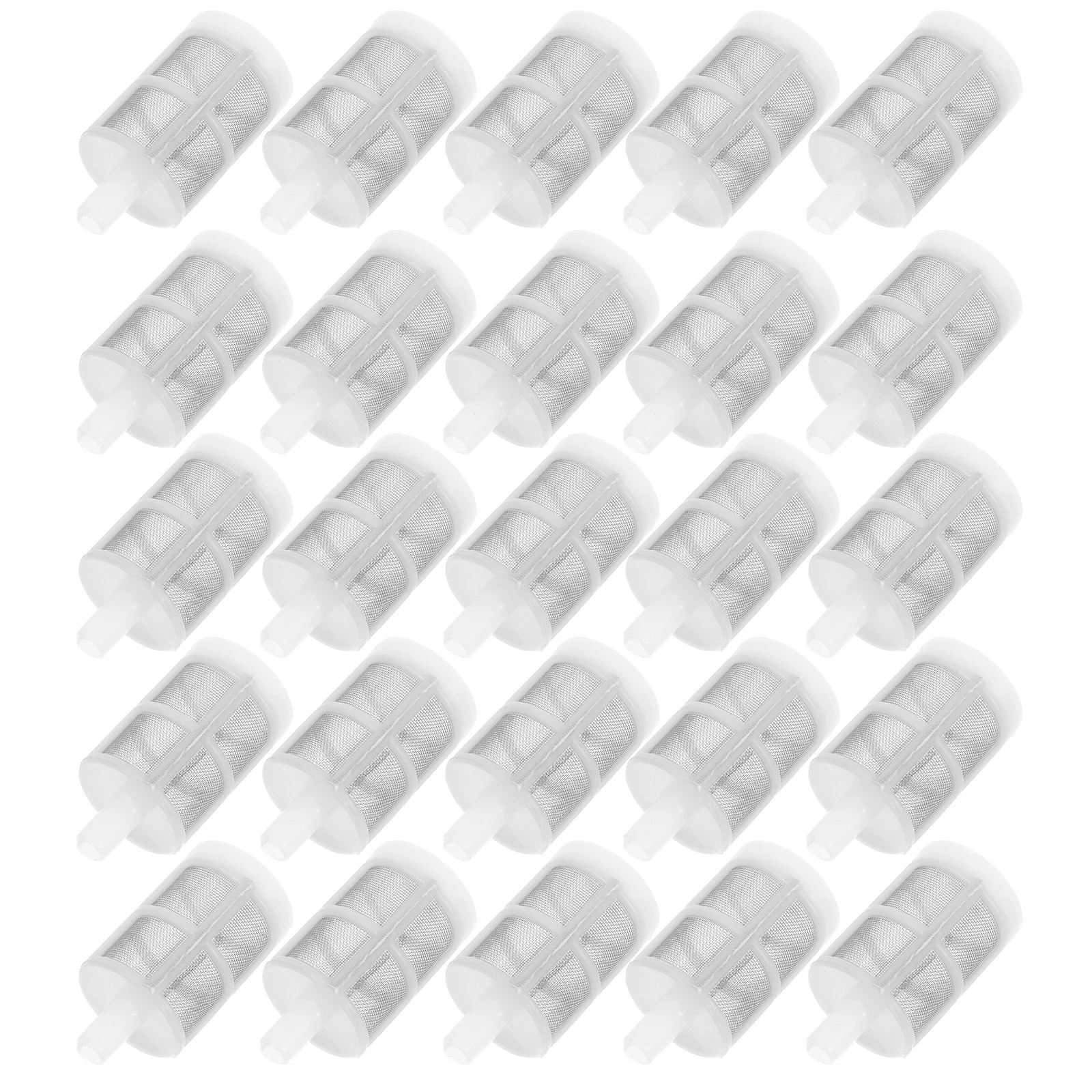 

25Pcs Water Pump Filter Spray Hose Internal Filter Connection for Garden Agricultural Irrigation Greenhouse Home Gardening 7mm