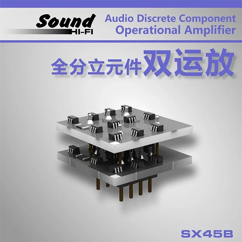 Nvarcher SX45B  Double Op Amp Chip Replace NE5532 Audio Discrete Component Operational Amplifier HiFi AUDIENCE Preamplifier