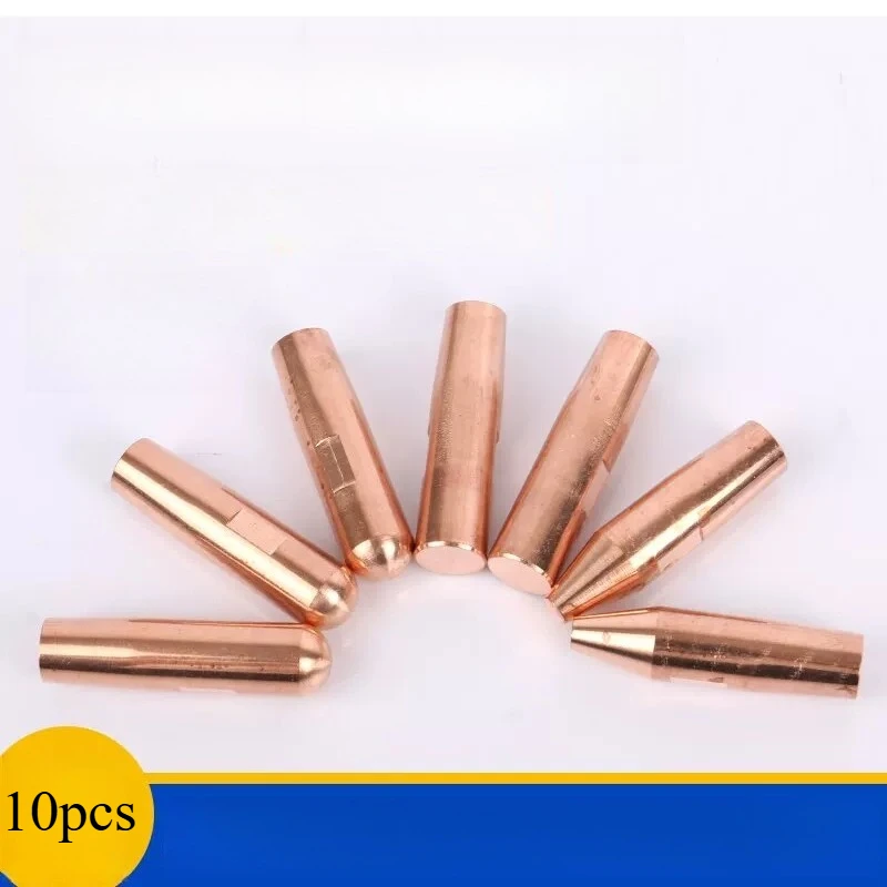 10Pcs ODx Lenght 13x45mm 13x50mm 13x60mm 20x60mm High Hardness Resistance Welding Electrode Pneumatic Spot Welder Electrode Tip