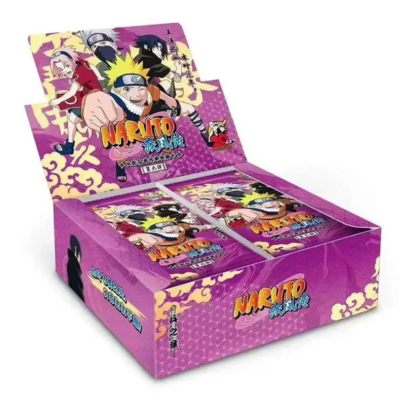 Genuine KAYOU Naruto Cards Booster Pack Complete Works Series Anime Character Collection Card Child Game Christmas Gift Toy