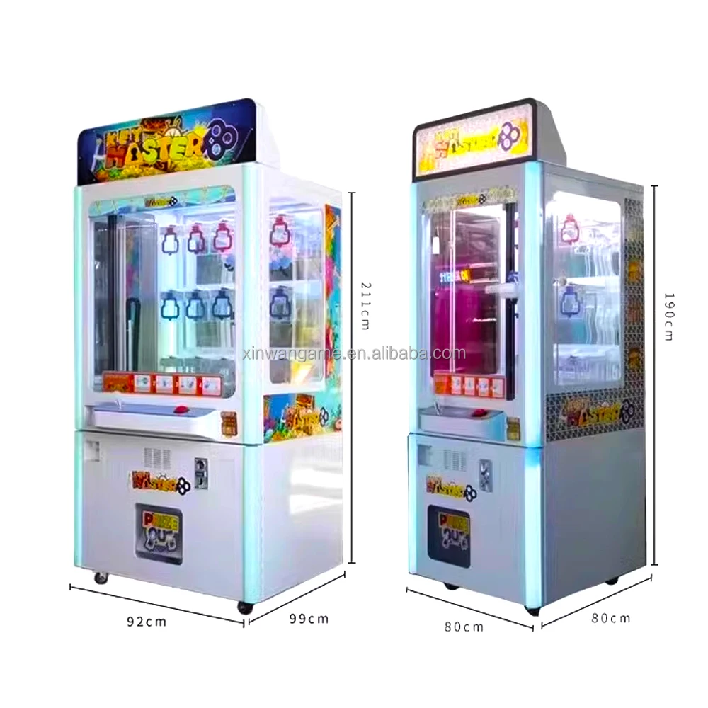 Lucky Key Master 9/15 Holes Arcade Game Machine Mini Coin Pusher Prize Vending Skill Game With Redemption Features
