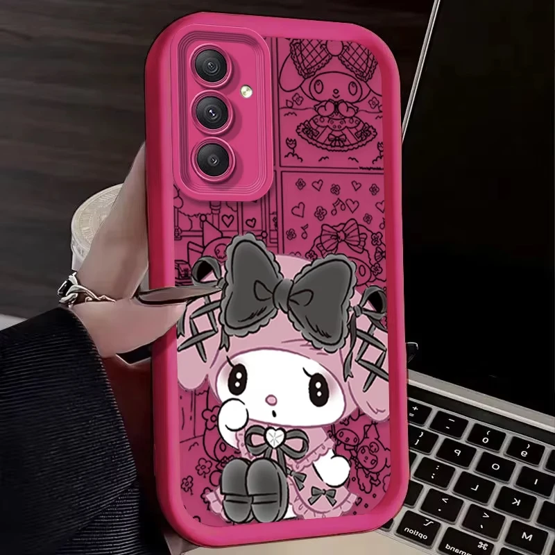 Sanrio Kuromi Mymelody Cartoon Phone Case For Samsung Galaxy A14 A15 S21 S22 S23 S24 S25 FE Plus Ultra A25 A35 A52 A53 A54 A55 - náhled 4