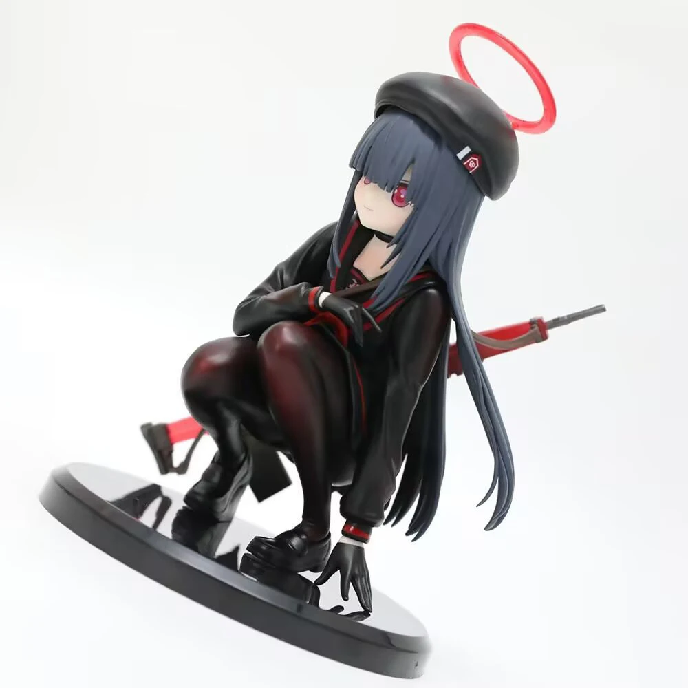 Figurine d'action de dessin animé Mob Chan, archives bleues, jeu de pose accroupie, Statue Bishoujo Gk, modèle de coque d'ordinateur, décoration, cadeaux d'anniversaire