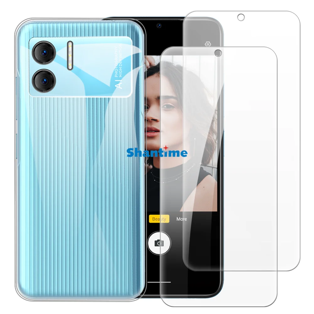 حافظة ناعمة + عبوتان من واقيات الشاشة من الزجاج المقوى لهاتف Doogee X98 Pro، X98 لحماية الجسم بالكامل #1