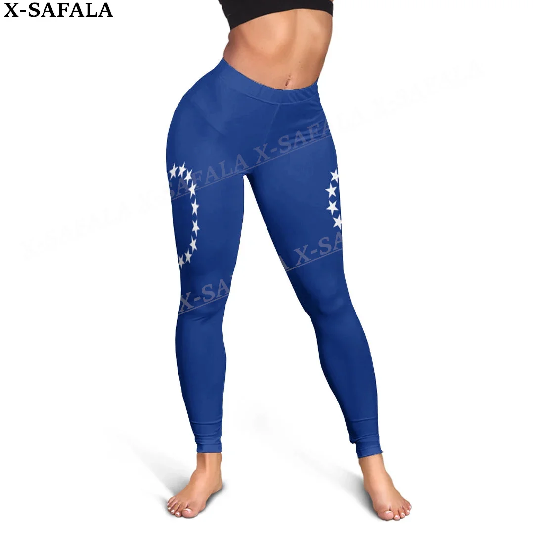 Cook Islands Coat Of Arms Love Country Leggings 3D Print Women Yoga Girl Stretch GYM Slim High Waist Legging Summer Sports-1