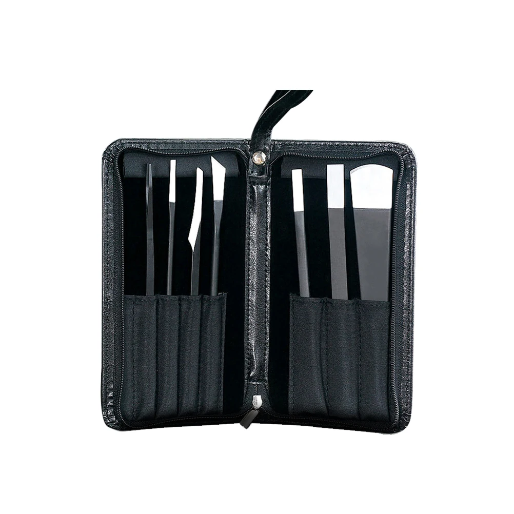

7 Pcs Pedicure Tools Set Nail Care Manicure Supplies Dead Cuticle Remover Foot Files Black Color Durable Home Professional Use