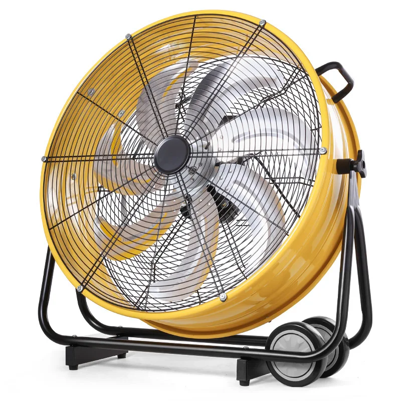 Industrial Fan Large Wind DC Inverter Floor Standing Cylinder Ventilation Exhaust Fan 7 Bls Infinite Varile