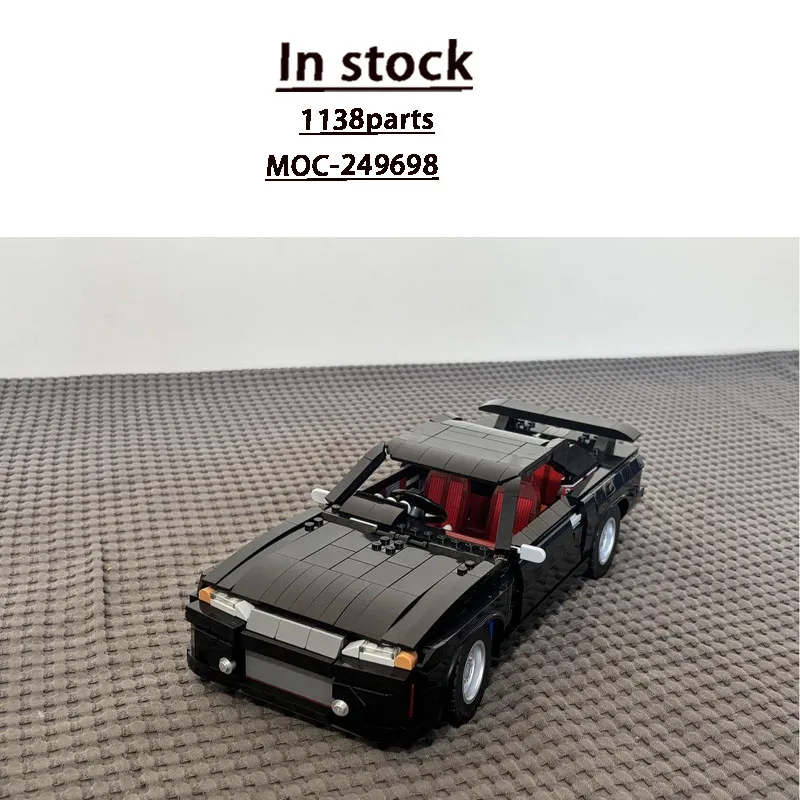 

Конструктор MOC-249698: Классический новый культовый спортивный черный суперкар, гоночная модель из 1138 деталей, подарок на день рождения для мальчиков