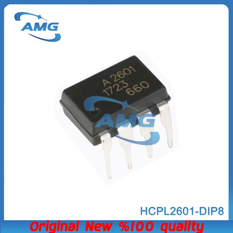 10pcs HCPL2601 in-line package DIP-8 optocoupler logic output patch sensor